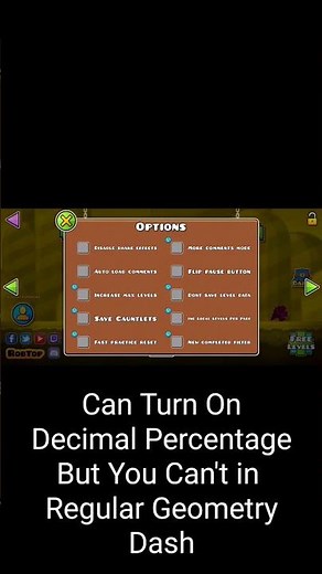 Geometry Dash Decimal Percentage!