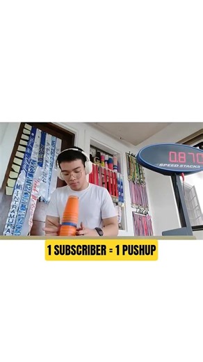 Cup Stacking Rapid Fire in 0.87 Seconds!