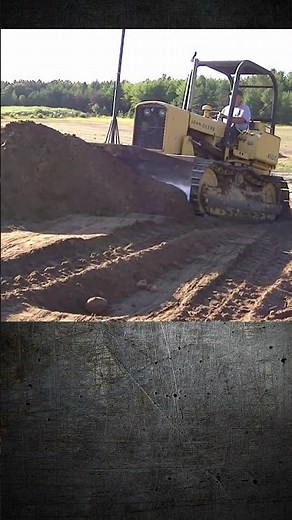 John Deere 450C Dozer Pushing Dirt 💨💪