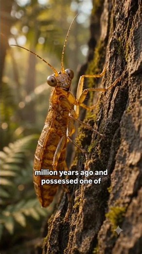 Scientists Found a Real "Alien" Insect…Trapped in Amber for 100 Million Years 👽