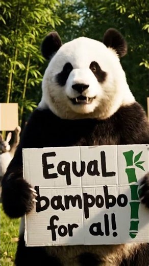 Hilarious Panda Protest Breaks Out Over Bamboo Rights | Nebula Shots