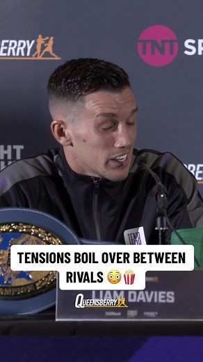 These two are never going to see eye to eye 👀🍿 #Boxing #DaviesCunningham