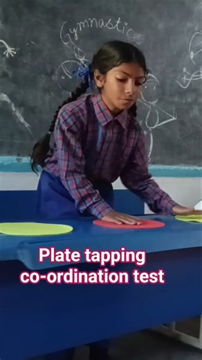 plate tapping co-ordination test 25 cycle ||coordination test#learning #sports