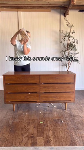 221K views · 2.2K reactions | I have this mid century modern dresser a makeover ✨ #furnituremakeover #midcenturymodern | Breeya Shade | Facebook