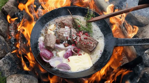 A sizzling firework show: From buttery tender steaks to crackling caveman recipes