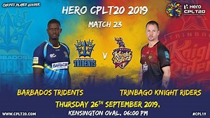 122K views · 55 shares | Match 23 Highlights saw the Tridents take on the Knight Riders at the Kensington Oval!! #BTvTKR #CPL19 #BiggestPartyInSport | CPL T20 | Facebook