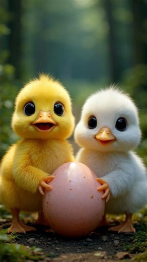 🤣 Funny Chicky &Docky 🐥🐣 #shorts #sorts #shortfeed #youtubeshorts #funnyshorts