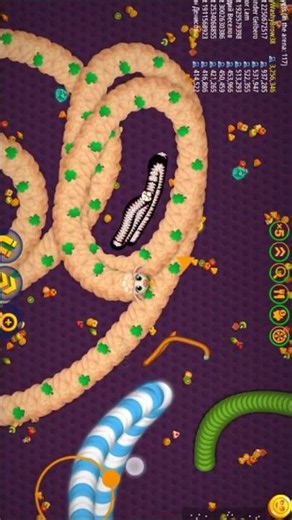 🐛 worms zone magic gameplay #wormszone