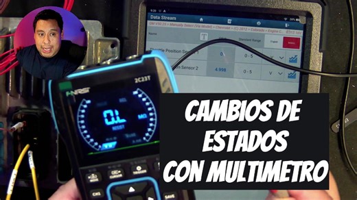 Cambios de estados en multímetros automotrices