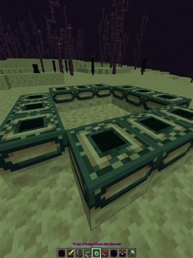 I Built an End Portal in Creative Mode🧿✨| Minecraft 😎 #minecraft #minecraftshorts