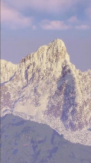 Haciendo el EVEREST GIGANTE con WORLDEDIT 🏔️ (Escala Pro) #minecraft #shorts