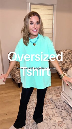 This oversized tshirt is soft, oversized, and easy to style. Perfect with leggings or biker shorts 🤍 @TrendyQueen #tiktokshopcreatorpicks #oversizedshirt #oversizedtshirt #tshirt