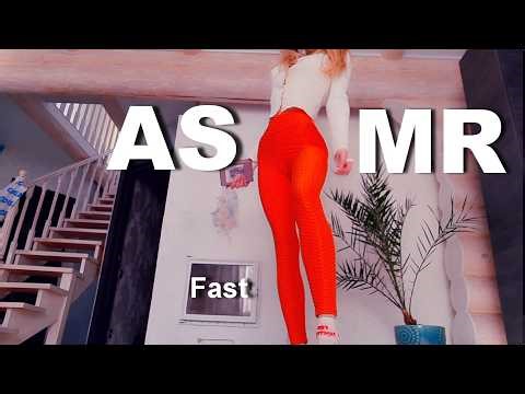 ASMR Lo-Fi Chaotic fast & aggressive tapping, scutching on the floor⚡