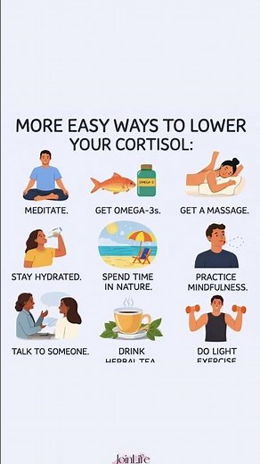 Easy ways to lower cortisol