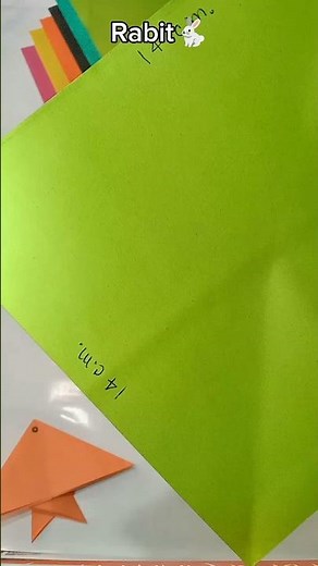 how to make a paper rabbit.#diy #paper #papercraft #origami #rabbit#craft #art #tutorial 🐇