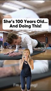 🤯 Think you’re too old for planks? This woman turned 100 and she’s holding strong. Here’s how to start safely! Comment “#PLANK” for a free beginner routine! | Fabulous50s