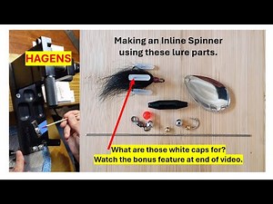 Making A Bucktail Inline Spinner Using Hagens Wire Forming Tool