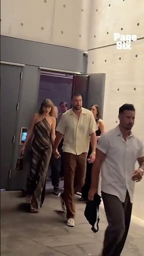 Newlyweds Taylor Swift and Travis Kelce step out for romantic date night in NYC #shorts