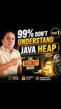 Java Heap Memory Secrets Part 1 #java #javainterviewquestions #javaee #viralvideo