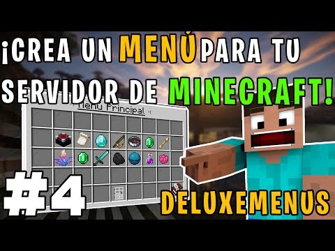 DELUXEMENUS TUTORIAL: Create a menu for your Minecraft server! 😱 PART 4