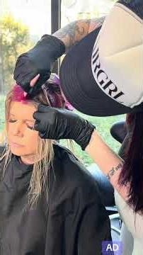 @Pulp Riot Hair @SalonCentric 💜💜 #saloncentric #siiriparkss #hairstylist #haircolor #rainbowhair