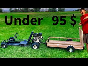 how to build a go kart trailer