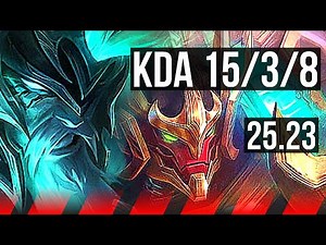 PANTHEON vs DARIUS (TOP) | 15/3/8 | EUW Master | 25.23