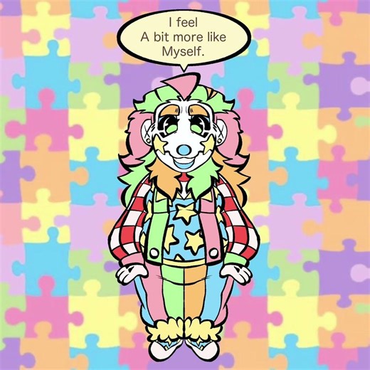 Jolly after adding another candy wrapper to his collection lol 💚💚💚