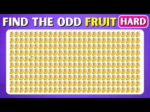 Find the ODD One Out - Fruit Edition | Easy, Medium, Hard - 20 Ultimate Levels | Puzzle Path