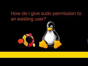 How to grant sudo privileges to an existing Linux user
