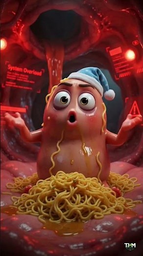 What Happens Inside Your Body After Late Night Mobile + Maggi? | 3D Animation