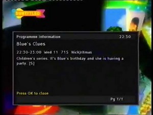 Blue's Clues UK - Blue's Birthday Intro (1999)