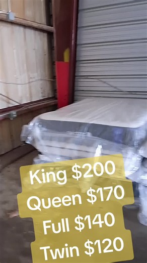 #liquidation #houston #resale #mattress #colchones Mattresses in all sizes—excellent quality and prices. Feel free to ask—Queen, Twin, King—affordable prices. We also offer immediate delivery for an additional fee.🚚🚚🚚