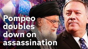 The U.S. Secretary of State has said that an ‘imminent’ threat led to the targeted killing of Qassam Soleimani. Earlier today in Iran more than 50 people were killed in a stampede at his funeral in Kerman. | Channel 4 News