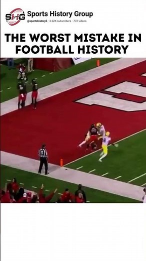The Worst Mistake in NFL History 😱