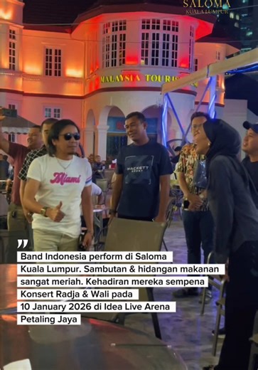 Malam ni suprise Radja pun perform, min excited macam ni !! Eh jumpa Sabtu malam lah !!@SalomaKualaLumpur #RadjaWaliLiveInKL #SalomaKLMicCheck #SalomaKualaLumpur #TrourismMalaysia #cuticutimalaysia