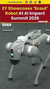 #watch | ‘Scout’ Robot Unveiled At EY Booth During AI Impact Summit 2026 #shorts #aisummit