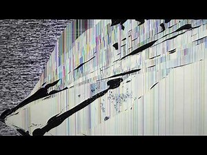 Broken Cracked TV Screen LCD Prank Effect With Sound and Background Video 1 hour long