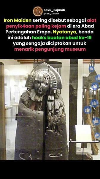 HOAKS ABAD PERTENGAHAN! Fakta Palsu Alat Siks4 Iron Maiden #sejarah #history