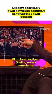 44K views · 477 reactions | Ryan Gosling le ganó en una categoría a Ryan Reynolds pero él ideó un plan con Andrew Garfield para robarse la atención. | íconos | Facebook