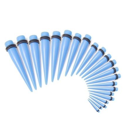 18 Piece Ear Stretching Kit Tapers - 9 Sizes Included - Choose From 6 Colors - Walmart.ca