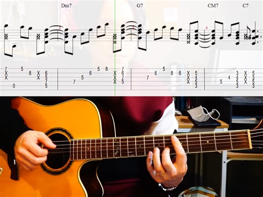谱 [JAZZ]Fly me to the moon- Fingerstyle guitar solo _ TAB by J Groove