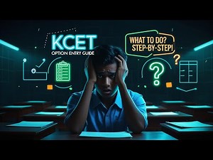 KCET 2025 Option Entry Live Demo 🔴 | Step-by-Step Guide Using Your Priority List