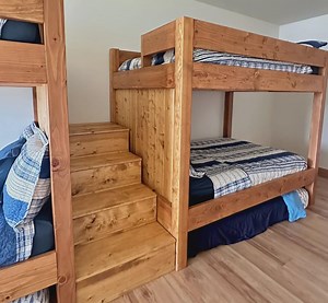 Heavy-duty Bunk Bed Plans – DIY Woodworking Guide for Strong & Safe Twin, Full and Queen Beds | Space-saving Sturdy Frame Design - Etsy