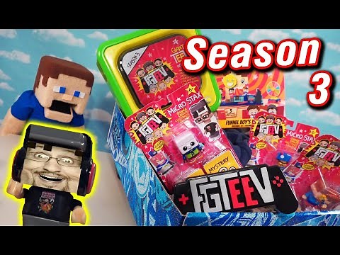 FGTEEV SEASON 3 Huge Toys Unboxing w/ Minecraft DUDDY?!