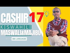 Barashada Kiswahili-Swahili lesson 17