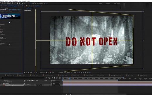 AE插件-专业3D网格变形扭曲插件 FreeForm Pro v1.99.1 WinMac + 使用教程