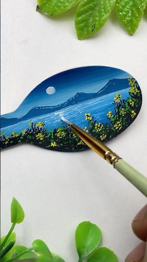 acrylic painting for beginners | wooden spoon painting | diy wooden spoon painting #painting #art