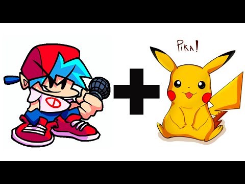 FNF Boyfriend + Pikachu = ? | Friday night funkin animation | FNF characters