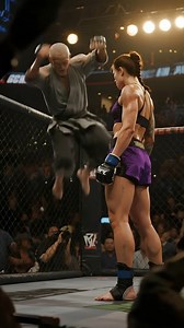 The Flying Shaolin Master vs MMA Strength #Shaolin #MMA #KungFu #MartialArts #EpicFight #Shorts #OldVsYoung #ShaolinMaster #FemaleFighter #FightScene #AsianMartialArts #CinematicFight | Justien